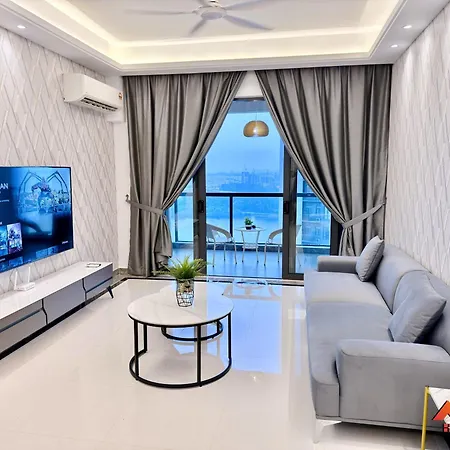 R&F Mall Princess Cove 10-12Pax Sea View-Smart Tv 70Inch Johor Bahru Exterior photo
