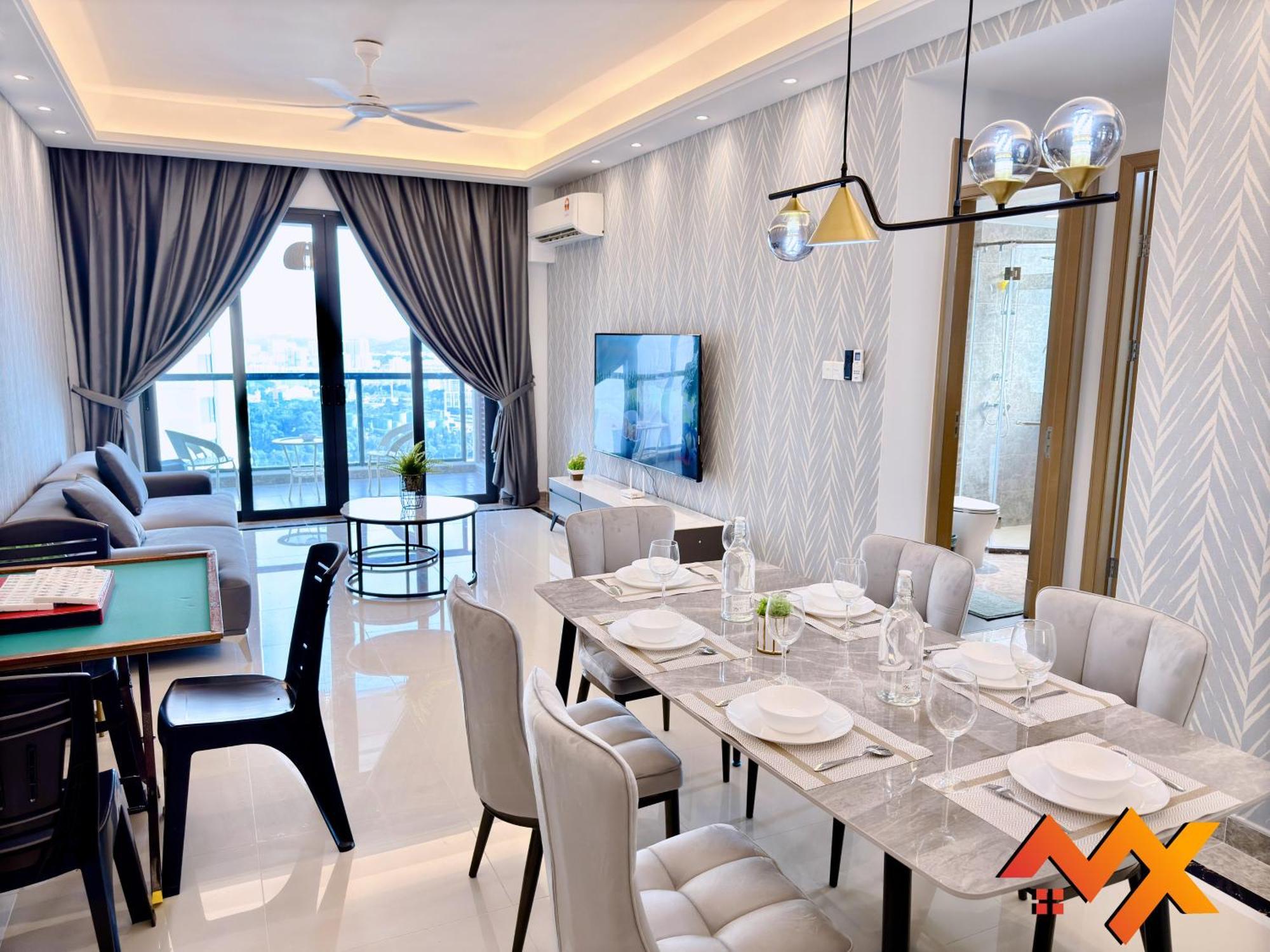 R&f Mall Princess Cove 10-12pax Sea View-smart Tv 70inch Apartment