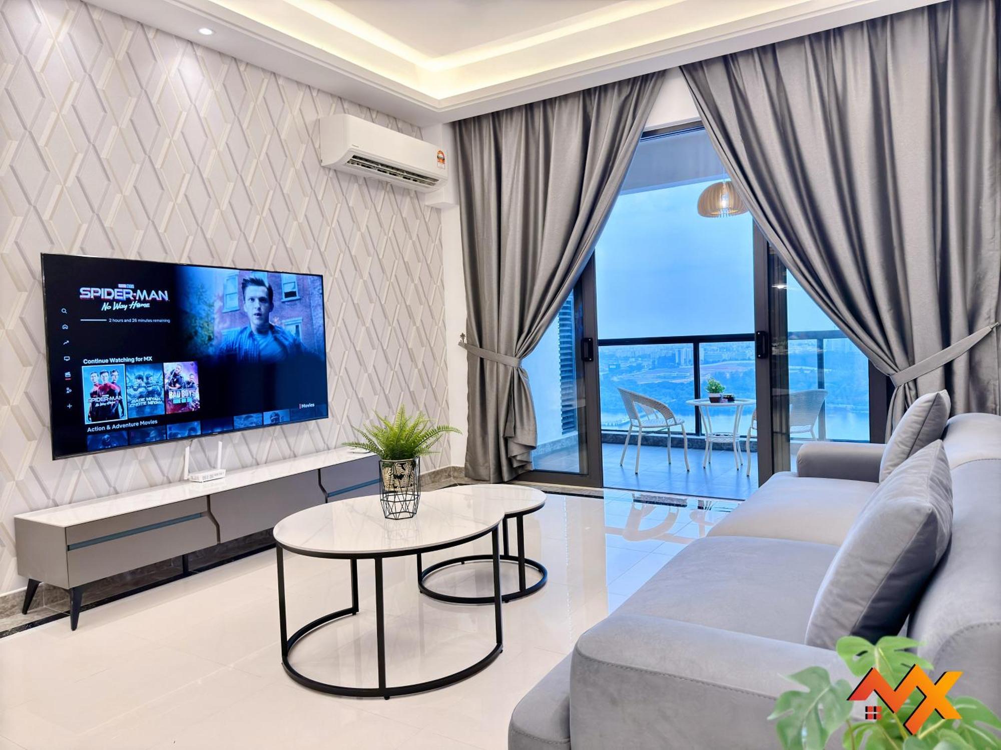 R&f Mall Princess Cove 10-12pax Sea View-smart Tv 70inch Apartment Johor Bahru